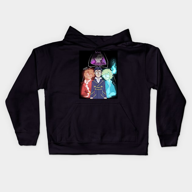 Sanders Sides Christmas Carol Kids Hoodie by Grasboompje